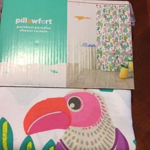 New shower curtain kids or for tropical bathroom